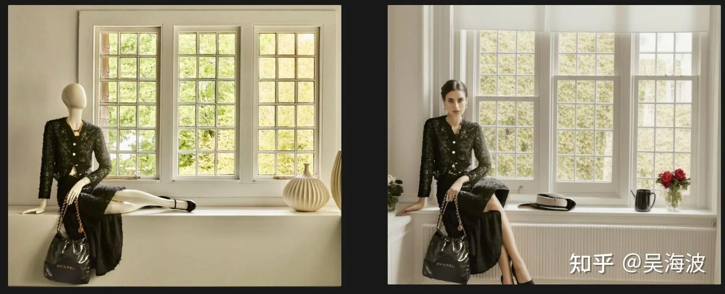 Early WeShop e-commerce image generation example