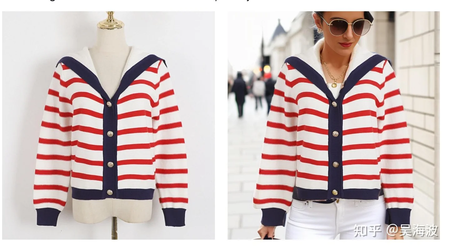 Early WeShop e-commerce image generation example