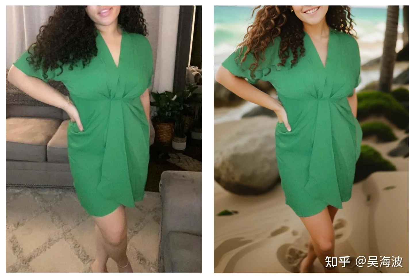 Early WeShop e-commerce image generation example