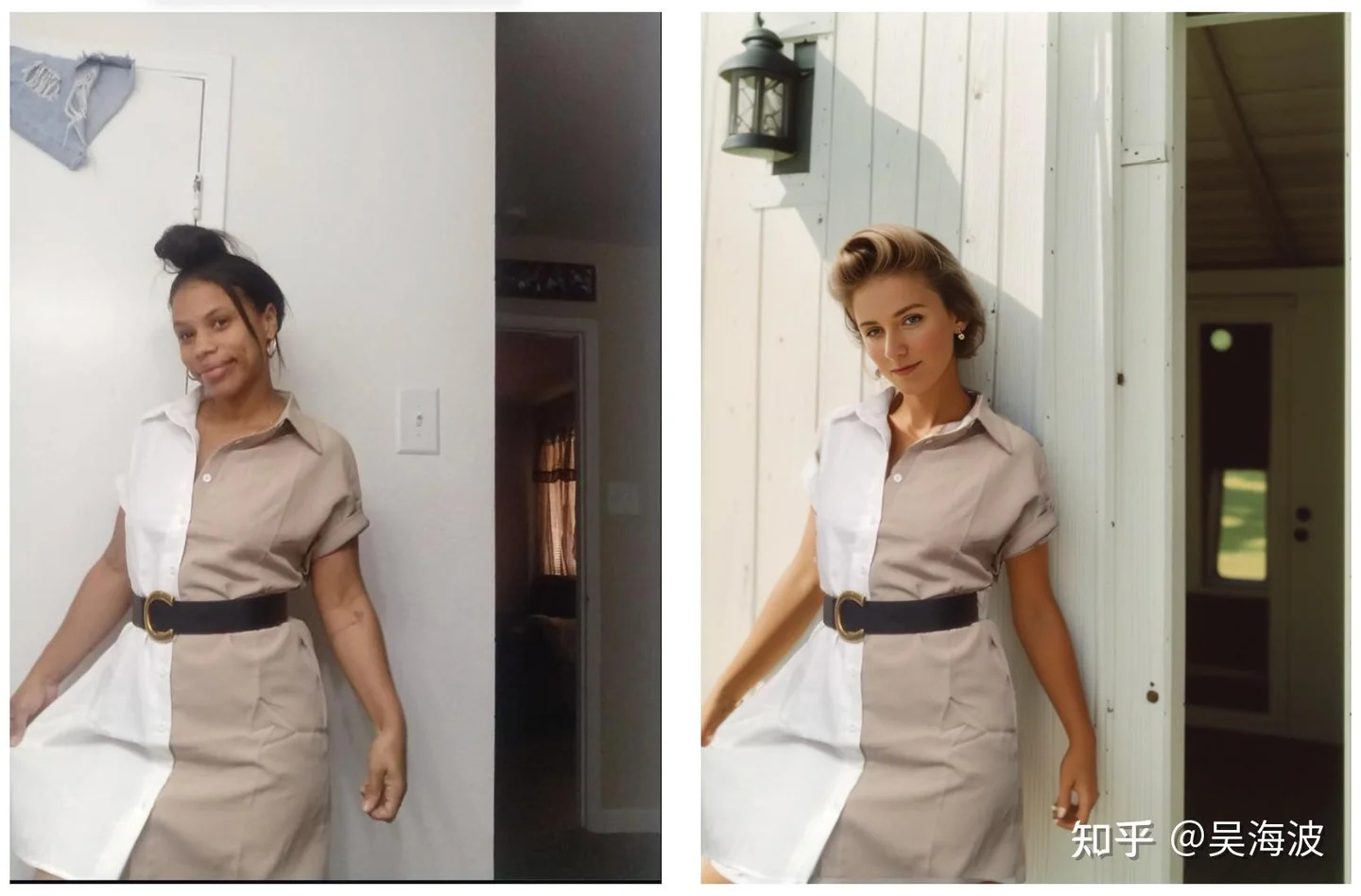 Early WeShop e-commerce image generation example