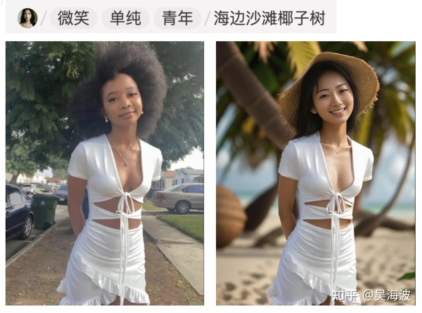 Early WeShop e-commerce image generation example